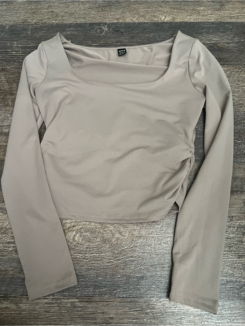 SHEIN squared neck long sleeve